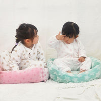 [現貨] 日本直送 Mam 嬰兒粉紅波點暖肚睡衣套裝 (80-100cm) - BB Dressup
