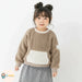 [現貨] 日本直送 Mam 幼童米色絨毛保暖圓領長袖衛衣 (80-100cm) - BB Dressup
