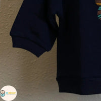 [現貨] 日本直送 Mam 幼童深藍色獅子長袖衛衣 (80-90cm) - BB Dressup