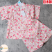 [現貨] 日本製 Mam 嬰兒粉紅色櫻花兔仔日本和服甚平BB衫套裝 (95cm)