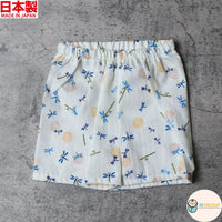 [現貨] 日本直送 Mam嬰兒白色蜻蜓圖案和服甚平BB衫套裝 - BB Dressup