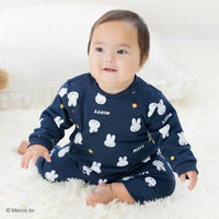 [現貨] 日本直送 初生嬰兒Miffy藍色秋冬連身衣 (70-80cm) - BB Dressup