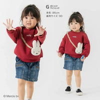 [現貨] 日本直送 Miffy幼童紅色圓領長袖衛衣 (100cm-120cm) - BB Dressup