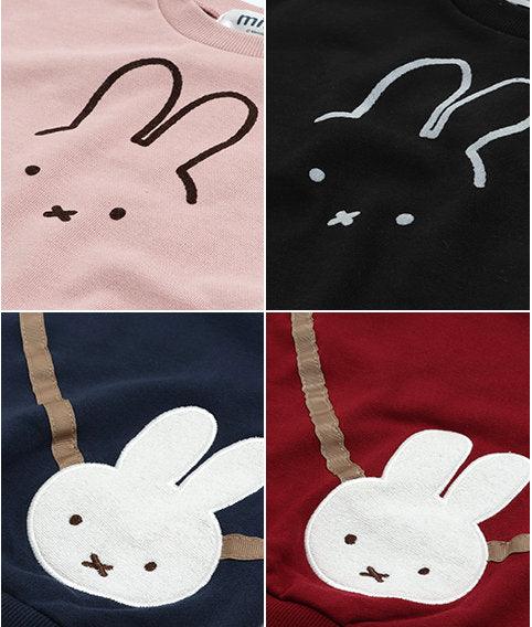 [現貨] 日本直送 Miffy幼童紅色圓領長袖衛衣 (100cm-120cm) - BB Dressup
