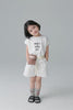 [預購] 日本直送 Migaro 女童白色T恤短褲套裝 - BB Dressup