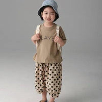 [現貨] 日本直送 Migaro 女童卡其色寬身波波褲 - BB Dressup