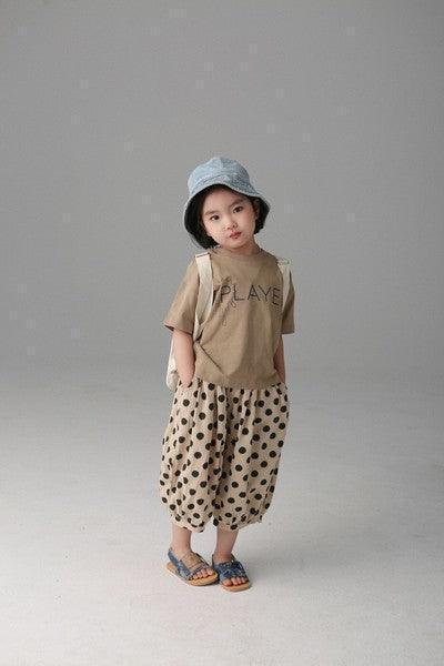 [現貨] 日本直送 Migaro 女童卡其色寬身波波褲 - BB Dressup