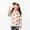 [現貨] 日本直送 Nico Hrat 童裝 米色紅薯圖案 長袖上衣 (120cm) - BB Dressup