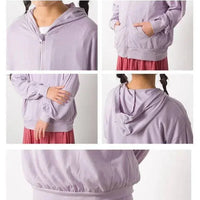 [現貨] 日本直送 OMNES 童裝粉紫色防UV連帽風褸 - BB Dressup