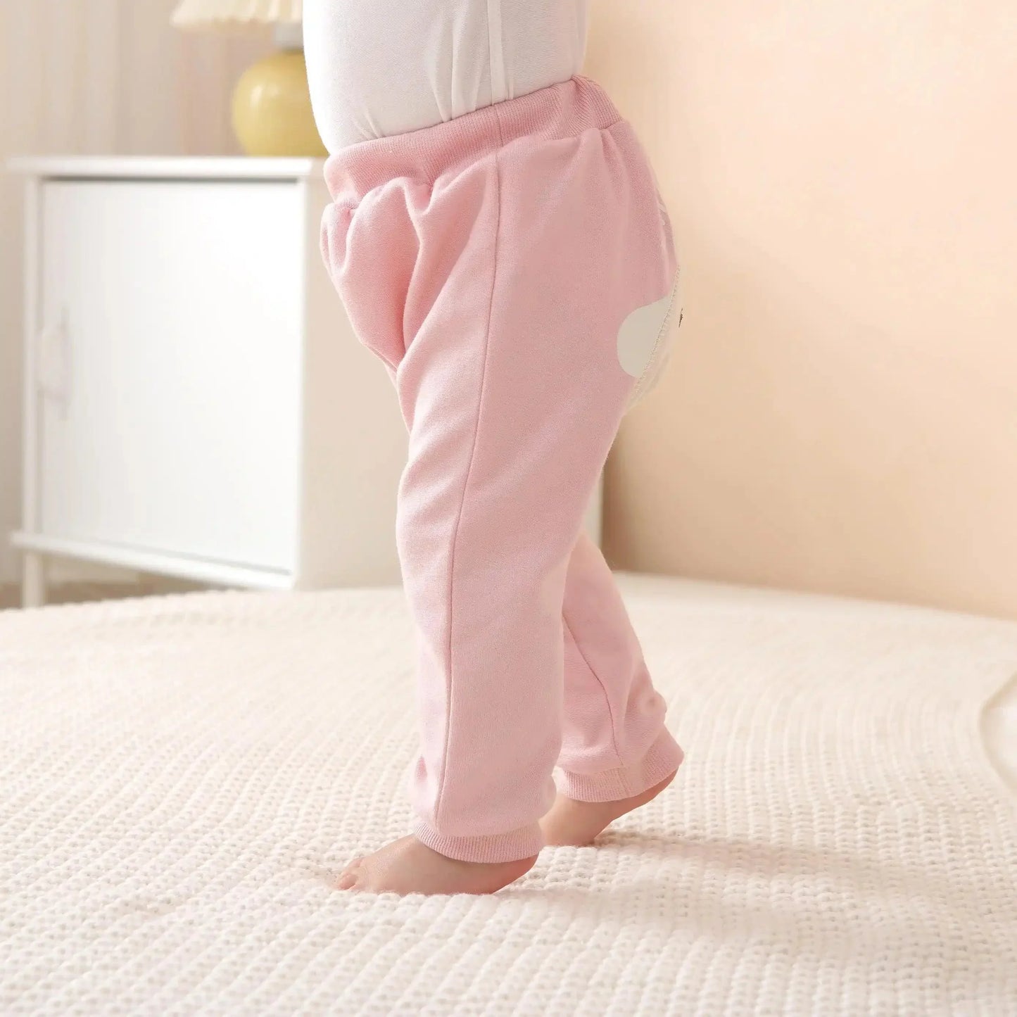 [現貨] 日本直送 O.S Kids 童裝 綿羊造型 粉紅色嬰兒褲 (80-90cm) - BB Dressup