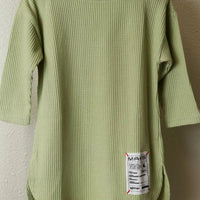 [現貨] 日本直送 OS Kids 女童裝 青蘋果綠威化格仔紋長袖連身裙 - BB Dressup