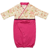 [現貨] 日本直送 O.S Kids 初生嬰兒米色櫻花連身衣 (50-70cm) - BB Dressup