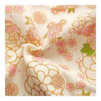 [現貨] 日本直送 O.S Kids 嬰兒米色櫻花菊花和服連身衣 (70-80cm) - BB Dressup