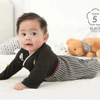 [現貨] 日本直送 O.S Kids 初生嬰兒黑色日本和服連身衣 (50-70cm) - BB Dressup