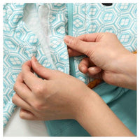 [現貨] 日本直送 O.S Kids 初生嬰兒粉藍色日本和服連身衣 (50-70cm) - BB Dressup