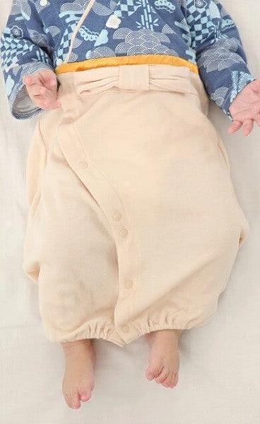 [現貨] 日本直送 O.S Kids 初生嬰兒藍色傳統和服連身衣 (50-70cm) - BB Dressup