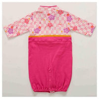 [現貨] 日本直送 O.S Kids 初生嬰兒粉紅櫻花日本和服連身衣 (50-70cm) - BB Dressup