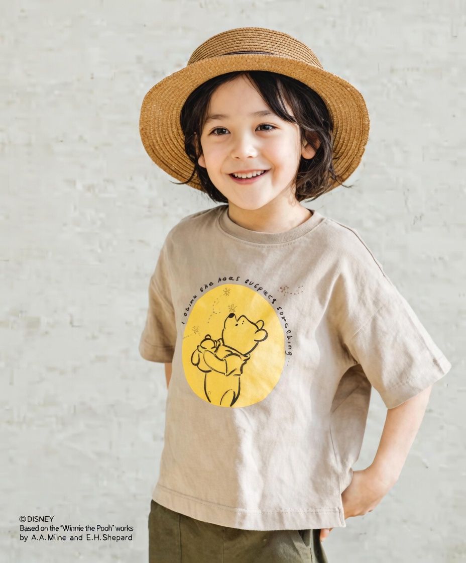 [現貨] 日本直送 Pairmanon 童裝 Winnie The Pooh 短袖衫 (100-120cm) - BB Dressup