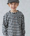 [現貨] 日本直送 Pairmanon 男童裝 黑白格仔 長袖恤衫 (100-120cm) - BB Dressup