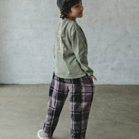 [現貨] 日本直送 Pairmanon 男童裝 卡其綠印花全棉 長袖T恤 (100-120cm) - BB Dressup