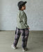 [現貨] 日本直送 Pairmanon 男童裝 卡其綠印花全棉 長袖T恤 (100-120cm) - BB Dressup