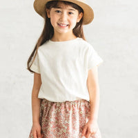[現貨] 日本直送 Pairmanon 女童裝 白色上身碎花圖案 連衣裙 (100cm) - BB Dressup
