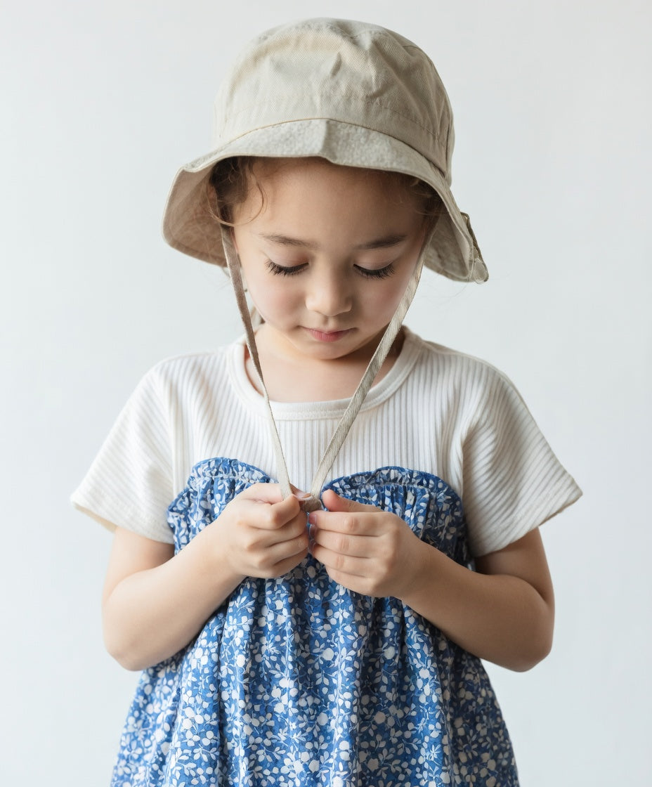 [現貨] 日本直送 Pairmanon 女童裝 藍色碎花上衣 (100-120cm) - BB Dressup