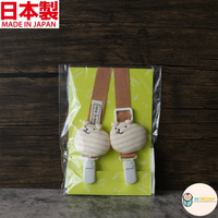 [現貨] 日本製 POMPKINS 初生嬰兒兔仔橫間有機棉口水肩夾子 - BB Dressup