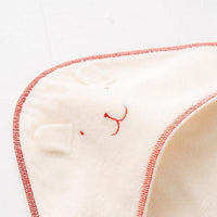 [現貨] 日本製 POMPKINS 白色100%有機棉嬰兒包巾 - BB Dressup