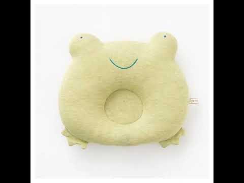 日本製有機棉嬰兒枕頭, 凹形設計有效減輕頭部形狀變形 