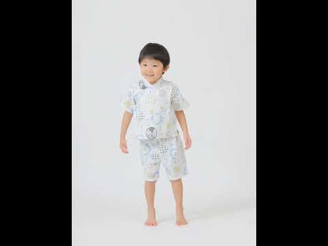 日本直送 Aenak 嬰兒白色Kiriko Maru日本和服浴衣套裝 - BB Dressup