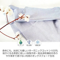 [現貨] 日本製 Shapox防紫外線藍色條紋有機棉恐龍嬰幼兒Cap帽 - BB Dressup