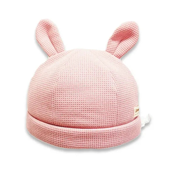 [現貨] 日本製 Shapox防紫外線粉紅色威化格嬰幼兒可調動物帽 - BB Dressup