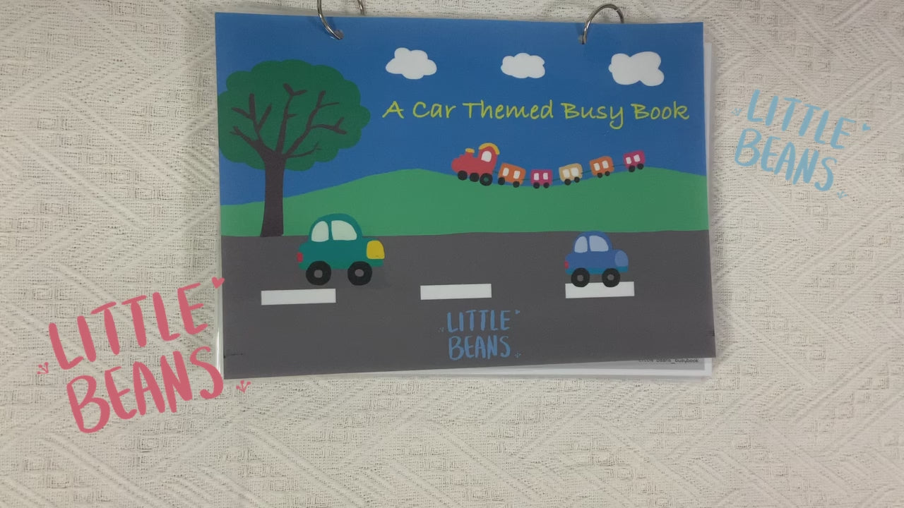 [預購] 香港製造 Little Beans Busybook 我的汽車書(適合2-4歲)
