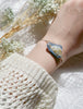 [預購] 香港製造Hanabi Jewellery親子裝款式 藍色彩繪海玻璃純銀手鏈 - BB Dressup