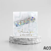 [預購] 香港製造 Amaze Handcraft 貝殼片滴膠髮夾(成人/童裝 - 多色) - BB Dressup
