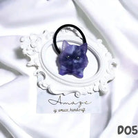 [預購] 香港製造 Amaze Handcraft 雲石紋貓咪髮圈 (成人/童裝 - 多色) - BB Dressup