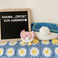[預購] 香港製造 NANAMA CROCHET 親子裝款式 唐老鴨鈎織屁屁包(成人款) - BB Dressup