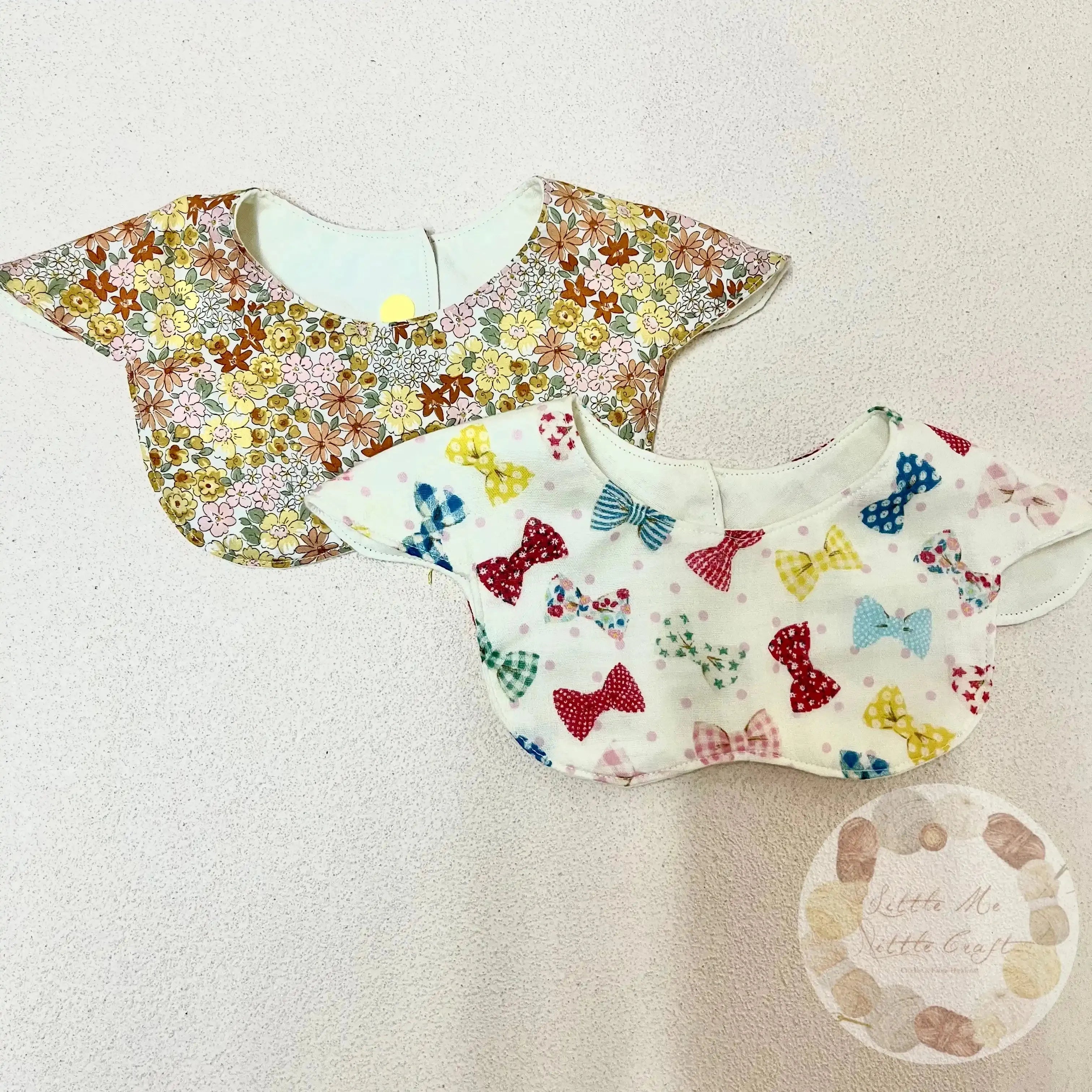 [預購] 香港製造 Little Me Little Craft 花花/煲呔造型口水肩 - BB Dressup