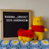 [預購] 香港製造 NANAMA CROCHET WINNIE THE POOH 鈎織公仔 - BB Dressup
