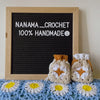 [預購] 香港製造 NANAMA CROCHET 親子裝款式 鈎織祖母格仔單肩包 (兩色) - BB Dressup