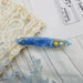 [預購] 香港製造 Queenary Handcraft 親子款式 手作藍色花紋髮夾(鴨咀夾) - BB Dressup