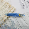 [預購] 香港製造 Queenary Handcraft 親子款式 手作藍色花紋髮夾(鴨咀夾) - BB Dressup