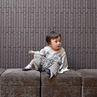 [現貨] 日本製 Aenak 嬰兒 日式防滑膠底分趾男童嬰兒襪 9-12cm (黑/藍兩色) - BB Dressup