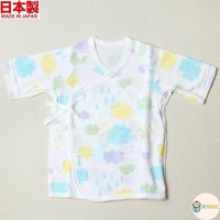[現貨] 日本製 Aenak 初生嬰兒 雲彩圖案 100%全棉短袖內衣/BB衫 - BB Dressup