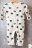 日本直送 Aenak 初生嬰兒 100%全棉 刺猬造型 長袖厚身連身衣 - BB Dressup