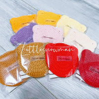 [預購] 香港製造 Littlesnowman Handmade 鈎織熊熊杯墊 - BB Dressup