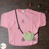 日本直送 Cheekroom 童裝 南瓜車 粉紅色 知育服T恤 - BB Dressup