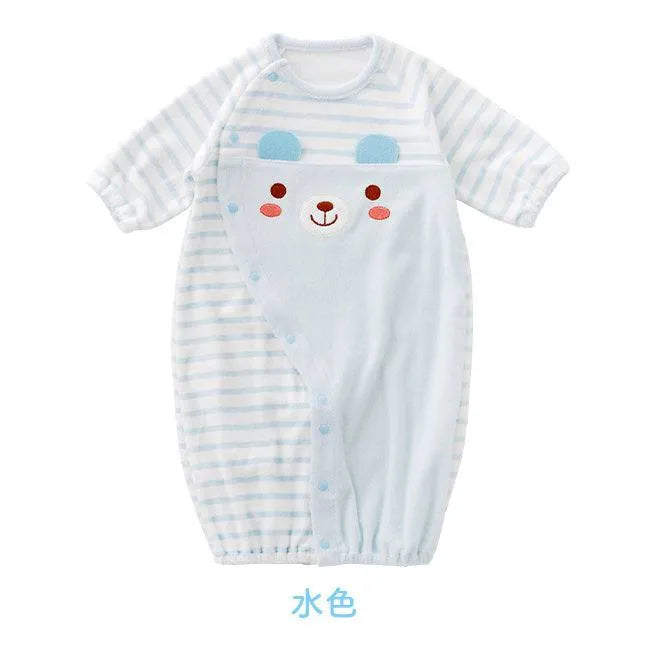 [預購] 日本直送 Chuckle Baby 粉藍動物圖案 嬰兒連身衣 - BB Dressup