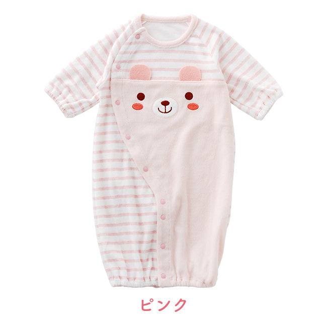 [預購] 日本直送 Chuckle Baby 粉紅動物圖案 嬰兒連身衣 - BB Dressup